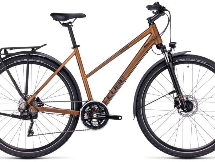 Cube Nature Pro Lady Allroad gold´n´black