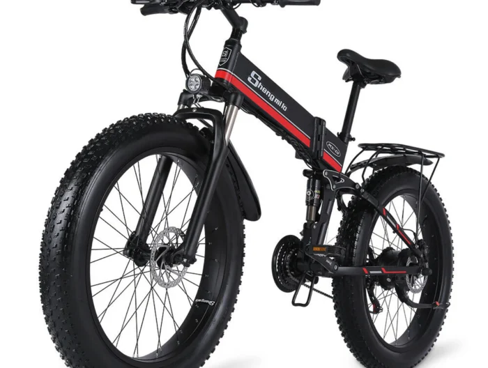 E-Bike Fatbike Schnee-Fahrrad